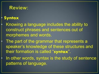 Phrase Structure Tree | PPT