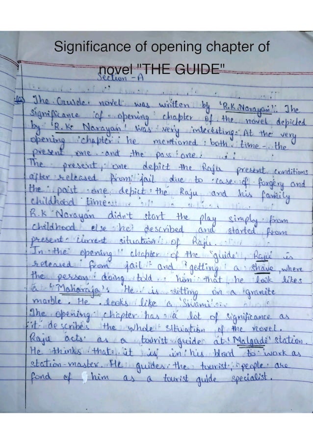 English bcom sem 6th hand written notes by ritish bedi rvirgo pdf