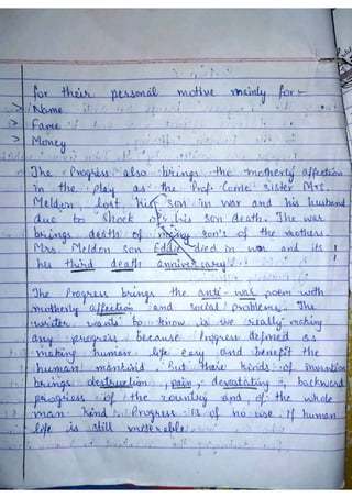English | BCOM SEM-6TH | Hand Written Notes | by Ritish bedi #RVIRGO | PDF