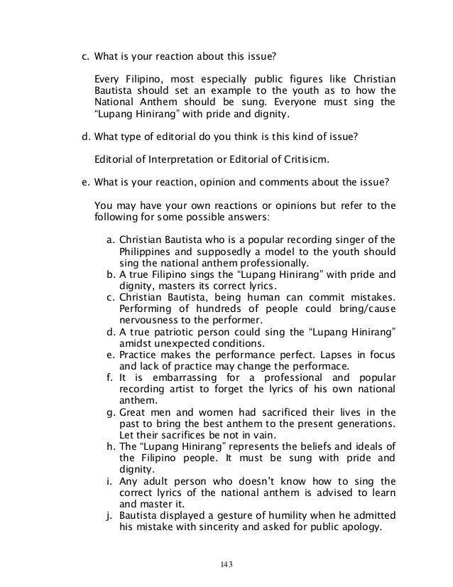 english 6 dlp 63 writing editorials what is an editorial essay