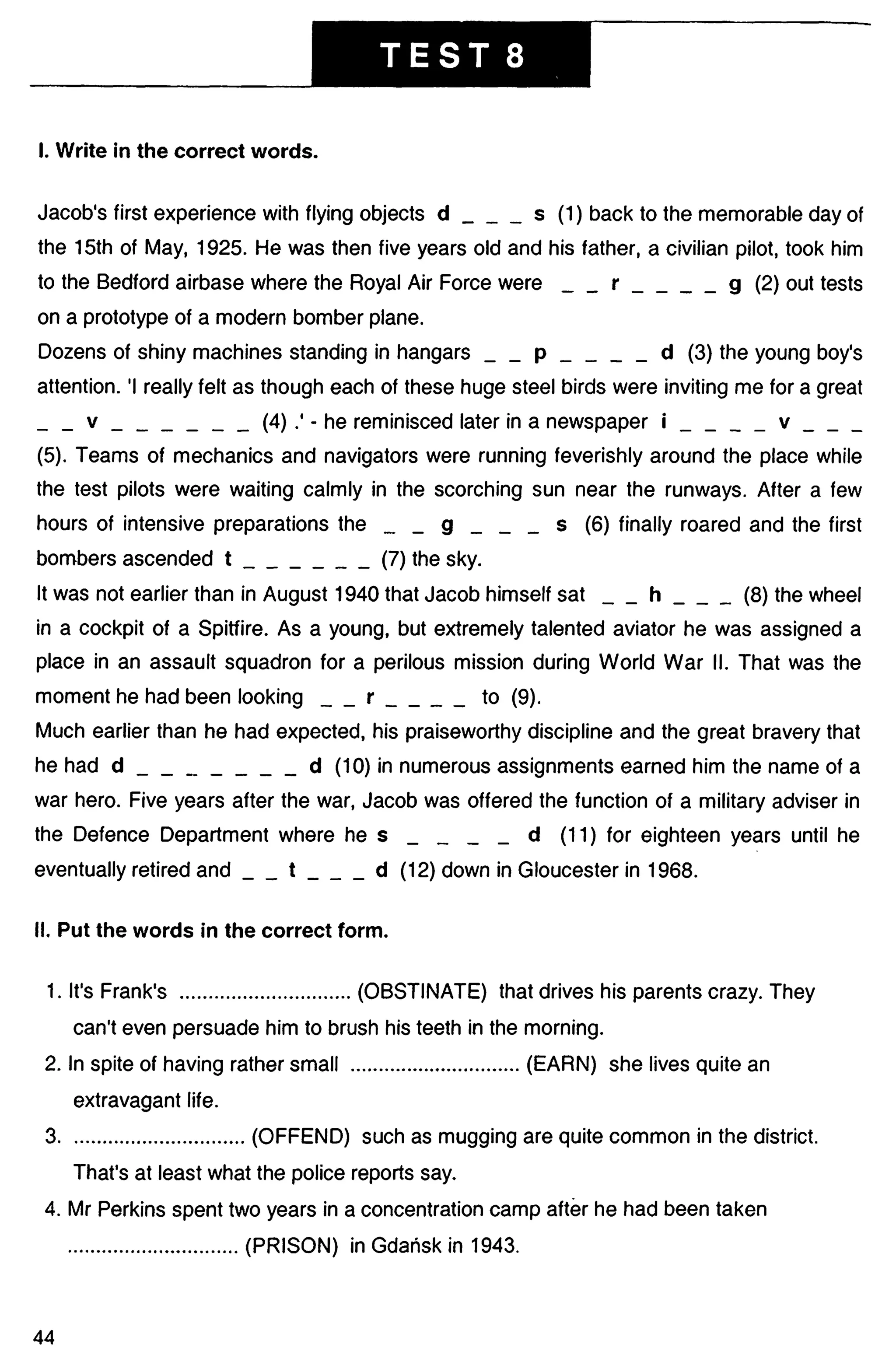 English advanced vocabulary and structure practice PDF