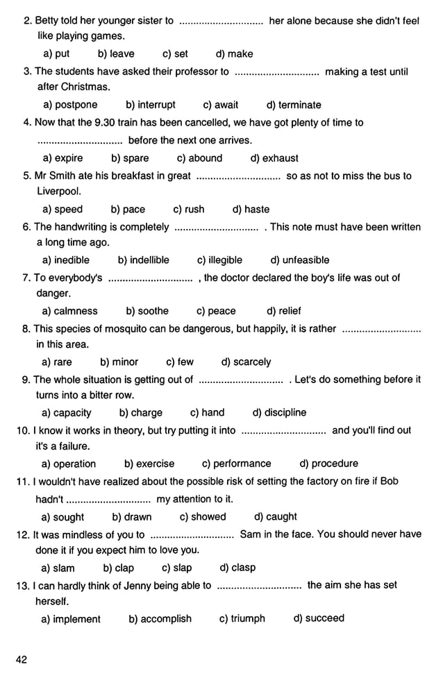 English advanced vocabulary and structure practice PDF