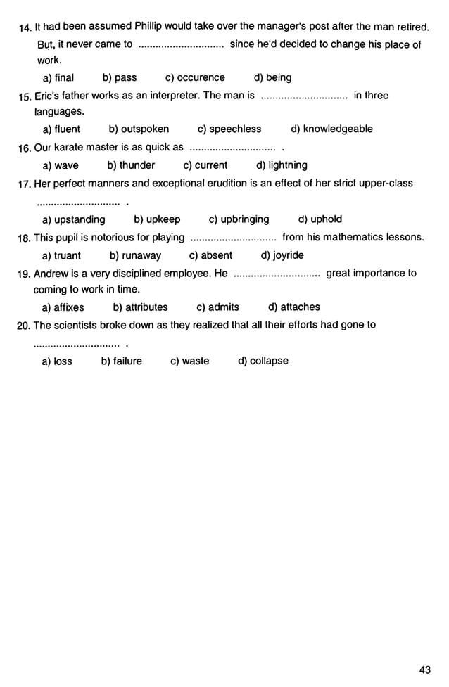 English advanced vocabulary and structure practice PDF