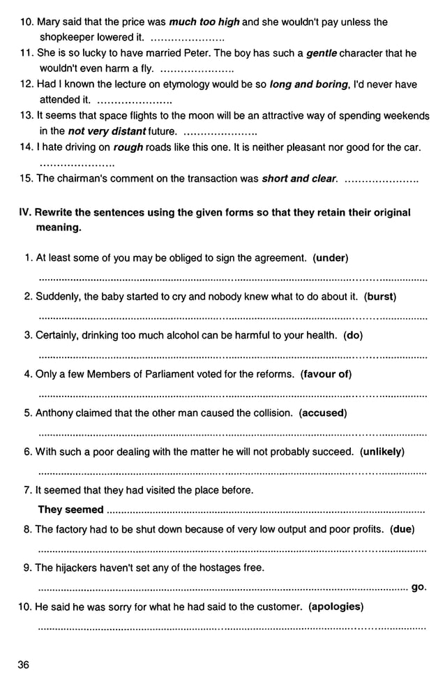 English advanced vocabulary and structure practice PDF