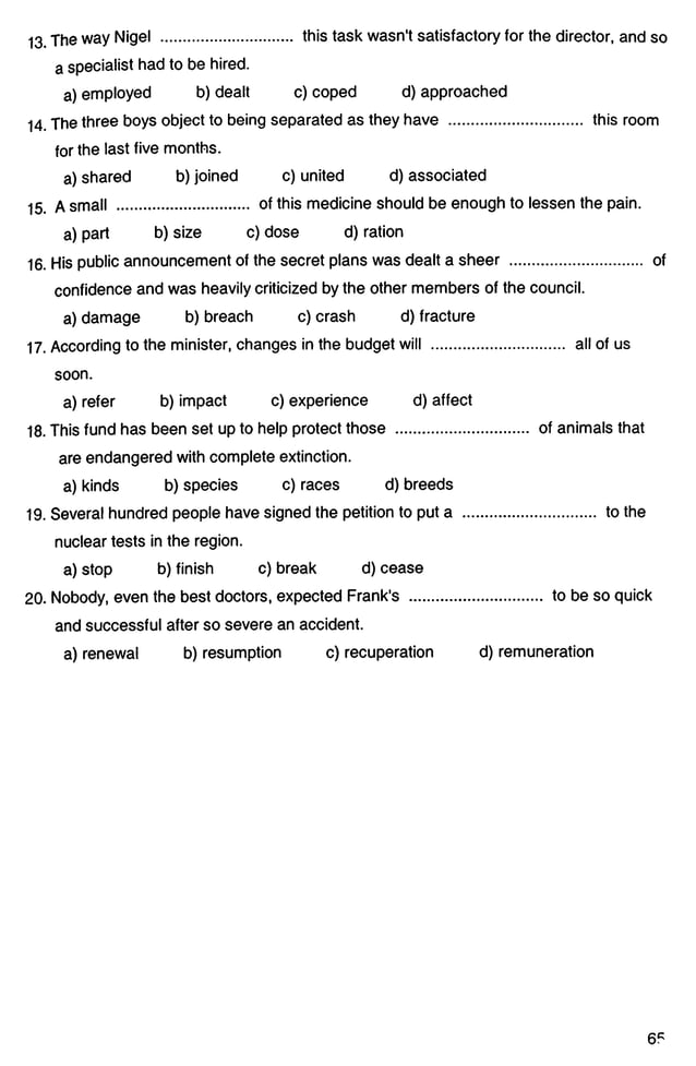 English advanced vocabulary and structure practice PDF