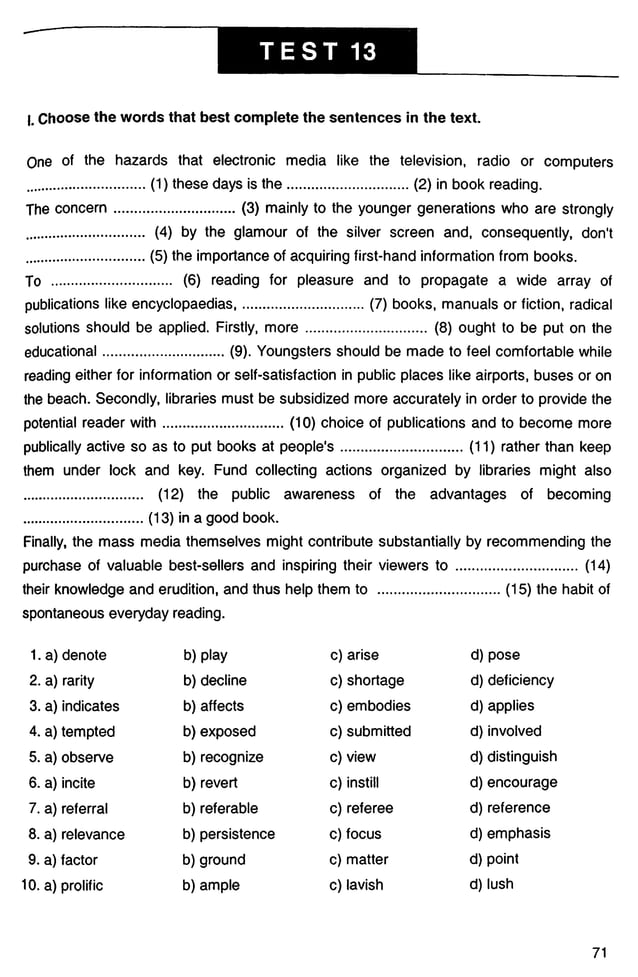 English advanced vocabulary and structure practice PDF