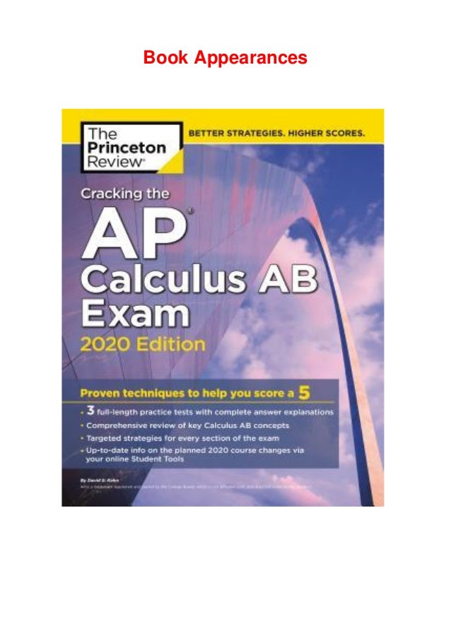 English books download pdf for free Cracking the AP Calculus AB Exam,…
