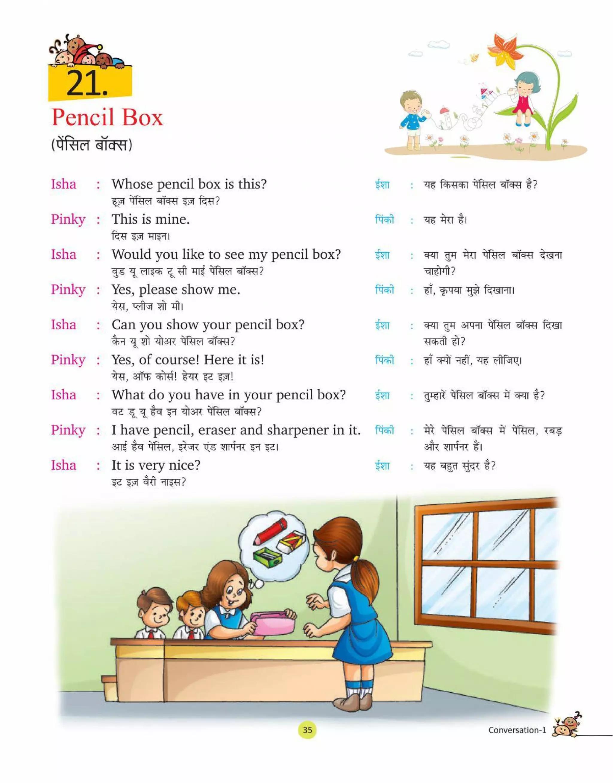 English conversation-1 CLASS - FIRST