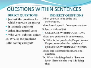 QUESTIONS WITHIN SENTENCES ,[object Object],[object Object],[object Object],[object Object],[object Object],[object Object],[object Object],[object Object],[object Object],[object Object],[object Object],[object Object],[object Object],[object Object],[object Object],[object Object],[object Object]