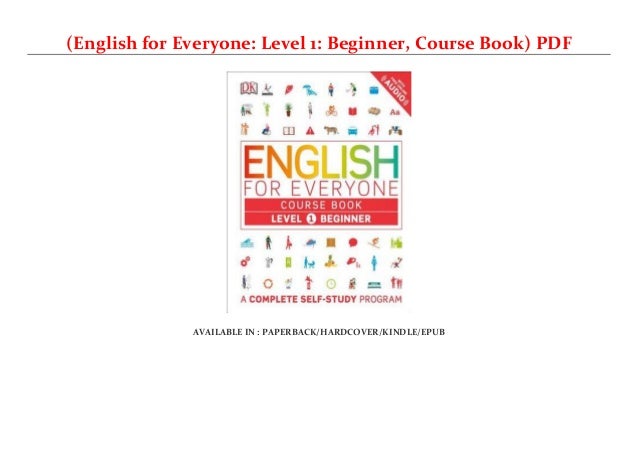 Pdf English For Everyone Level 1 Beginner Course Book Book Dk