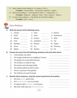  English grammar-6 CLASS - SIX