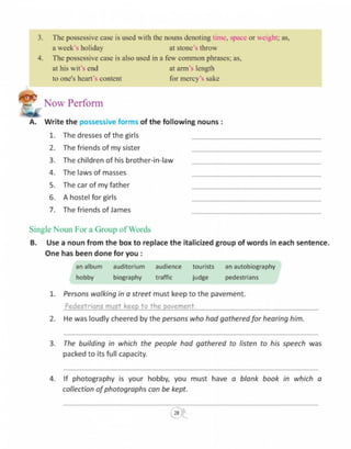  English grammar-6 CLASS - SIX