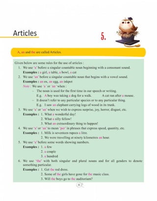  English grammar-6 CLASS - SIX