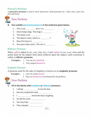  English grammar-6 CLASS - SIX