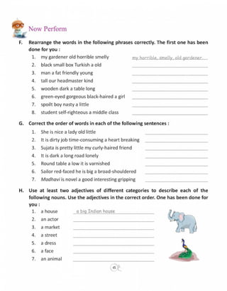  English grammar-6 CLASS - SIX