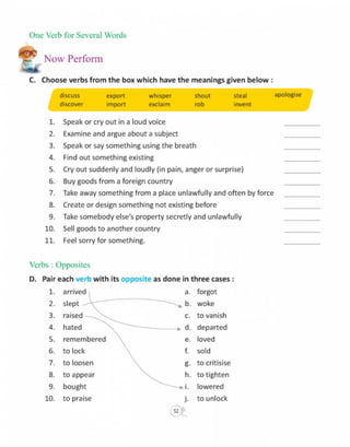  English grammar-6 CLASS - SIX