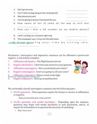  English grammar-6 CLASS - SIX