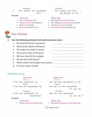  English grammar-6 CLASS - SIX