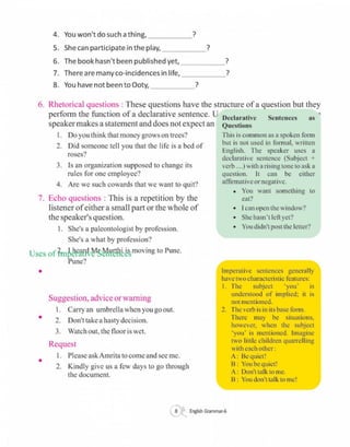  English grammar-6 CLASS - SIX