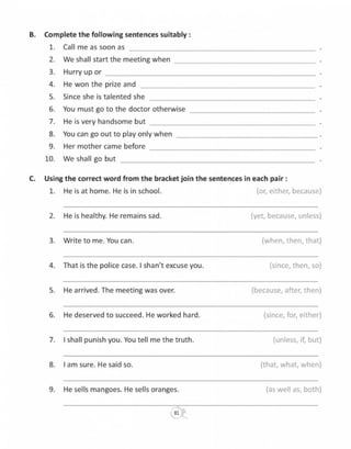  English grammar-6 CLASS - SIX