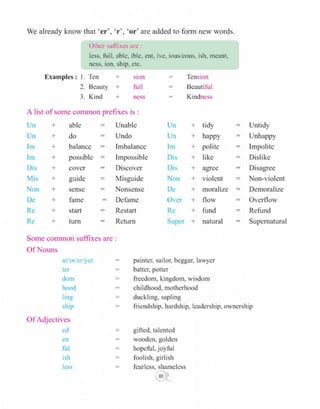  English grammar-6 CLASS - SIX