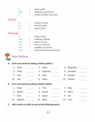  English grammar-6 CLASS - SIX