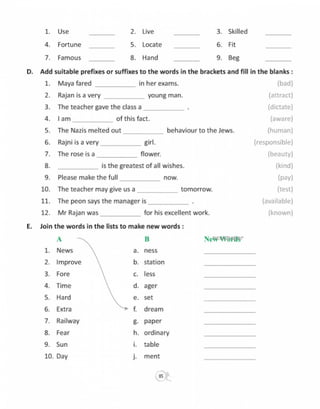  English grammar-6 CLASS - SIX