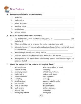  English grammar-6 CLASS - SIX