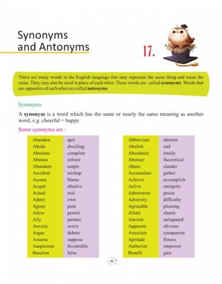  English grammar-6 CLASS - SIX