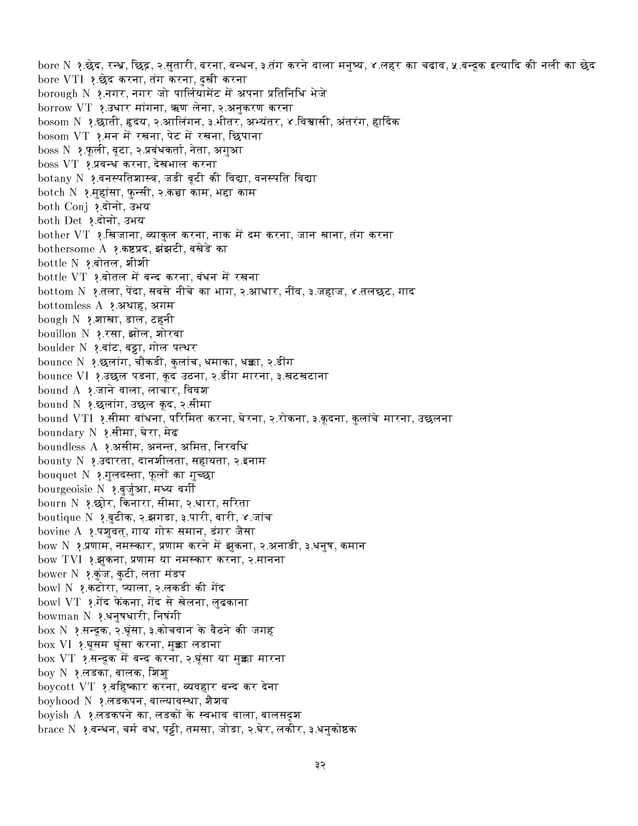 English to hindi dictionary pdf free download