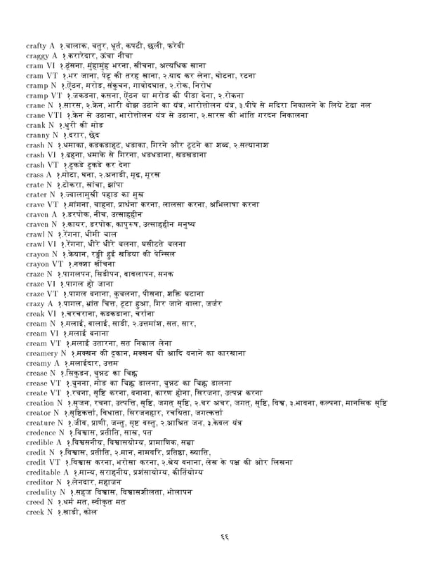 English to hindi dictionary pdf free download