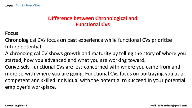 English-II Curriculum Vitae-2.pptx by aaaa | PPT