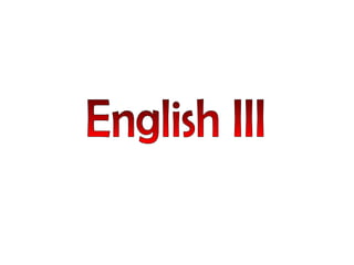 English III 