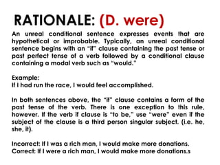 Sentence With Rationale ENGLISH REVIEWER IN LICENSURE EXAMINATION FOR TEACHER | PPTX