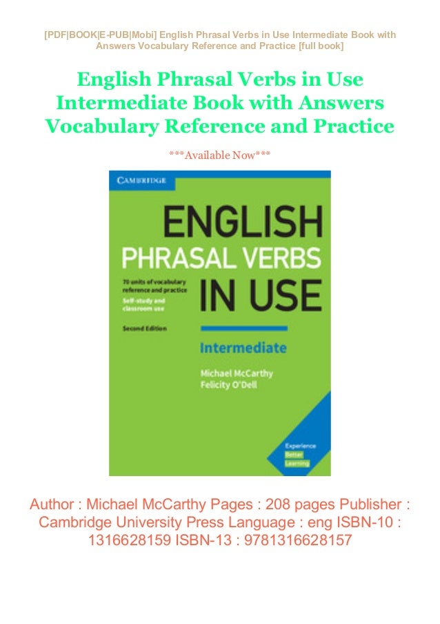 English Phrasal Verbs Pdf