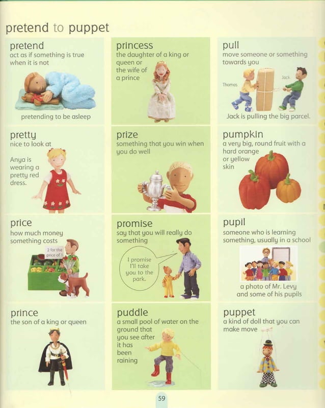 English picture dictionary from A to Z free to download in PDF