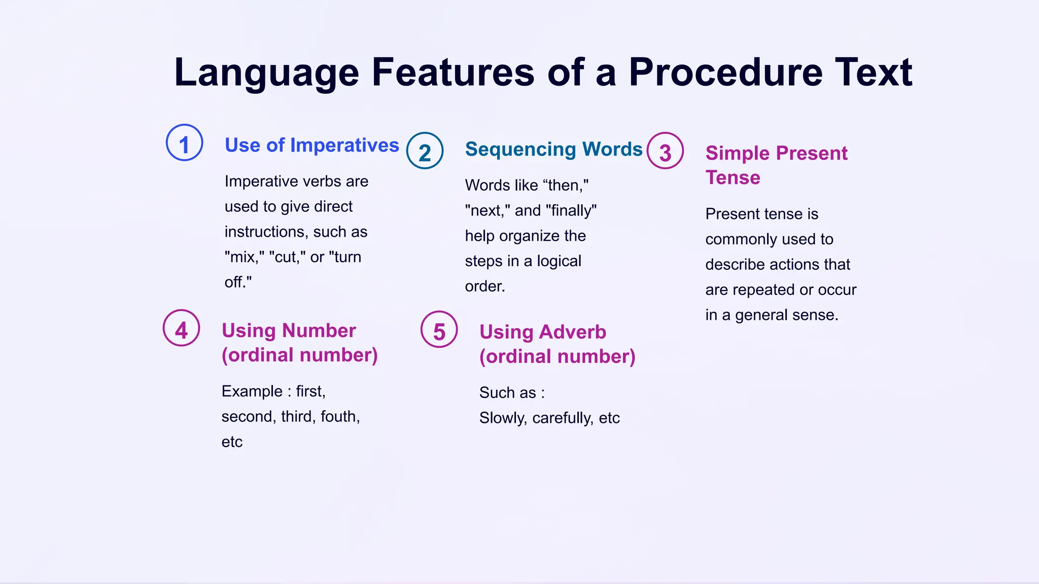 English Procedure Text for tenth grade student.pptx | Desserts and ...