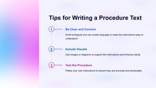 English Procedure Text for tenth grade student.pptx