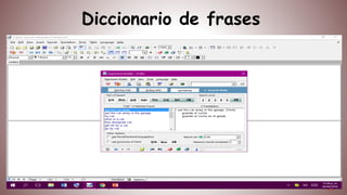 Diccionario de frases
 