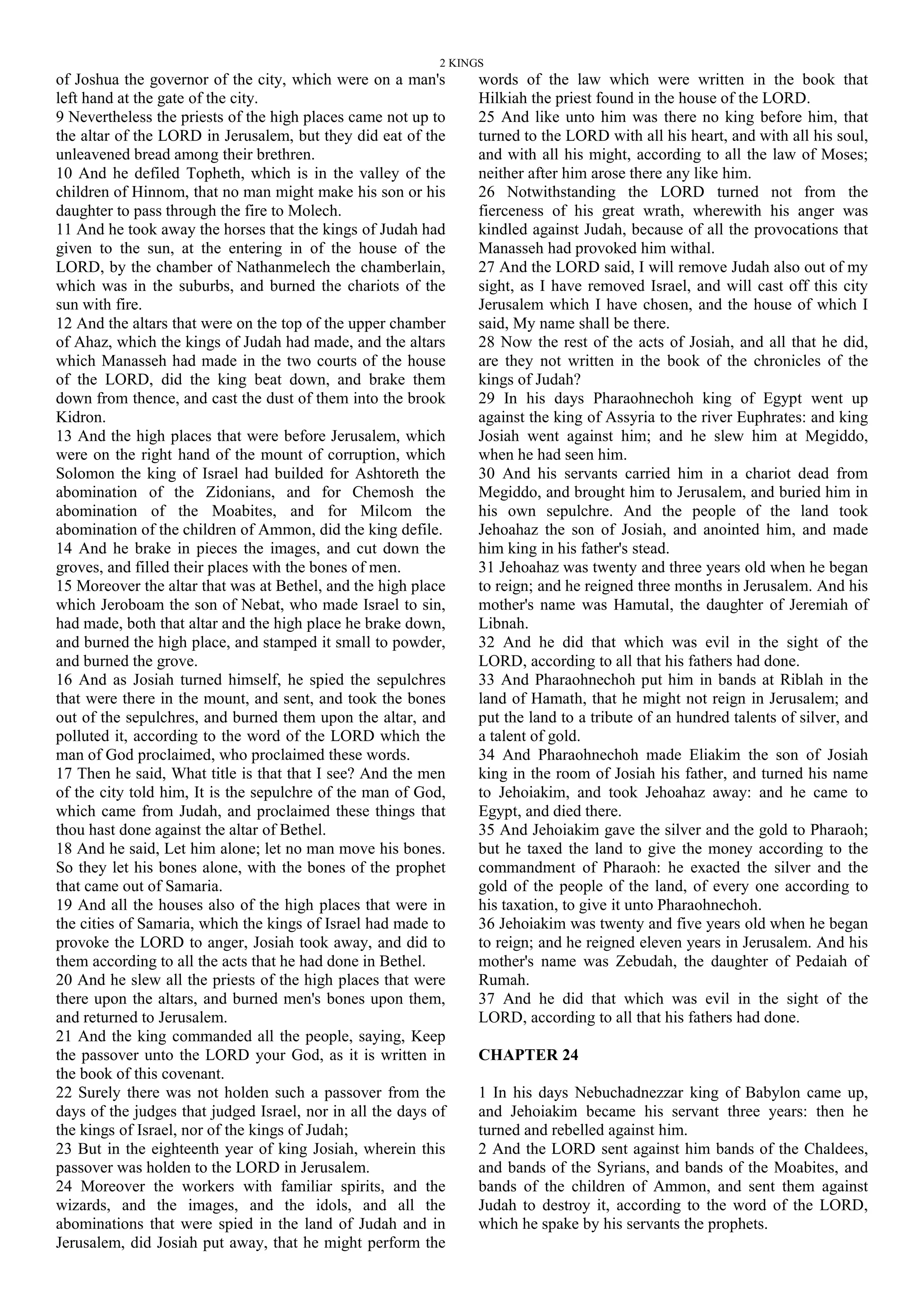 English - The Book of 2nd Kings - King James Bible.pdf