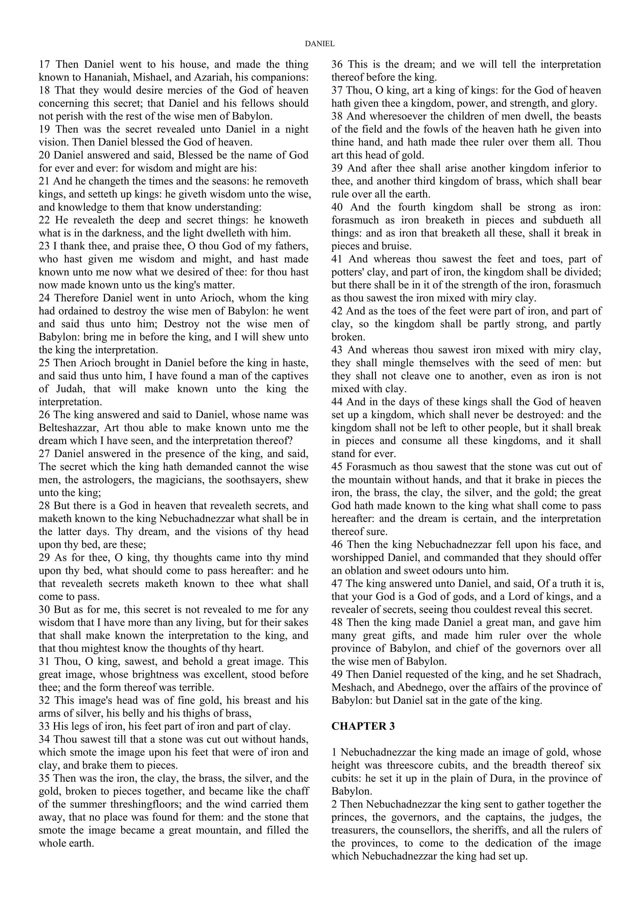 English the book of daniel king james bible pdf