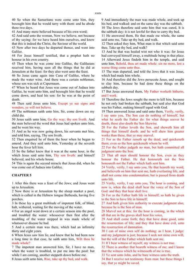 English the gospel of john king james bible pdf