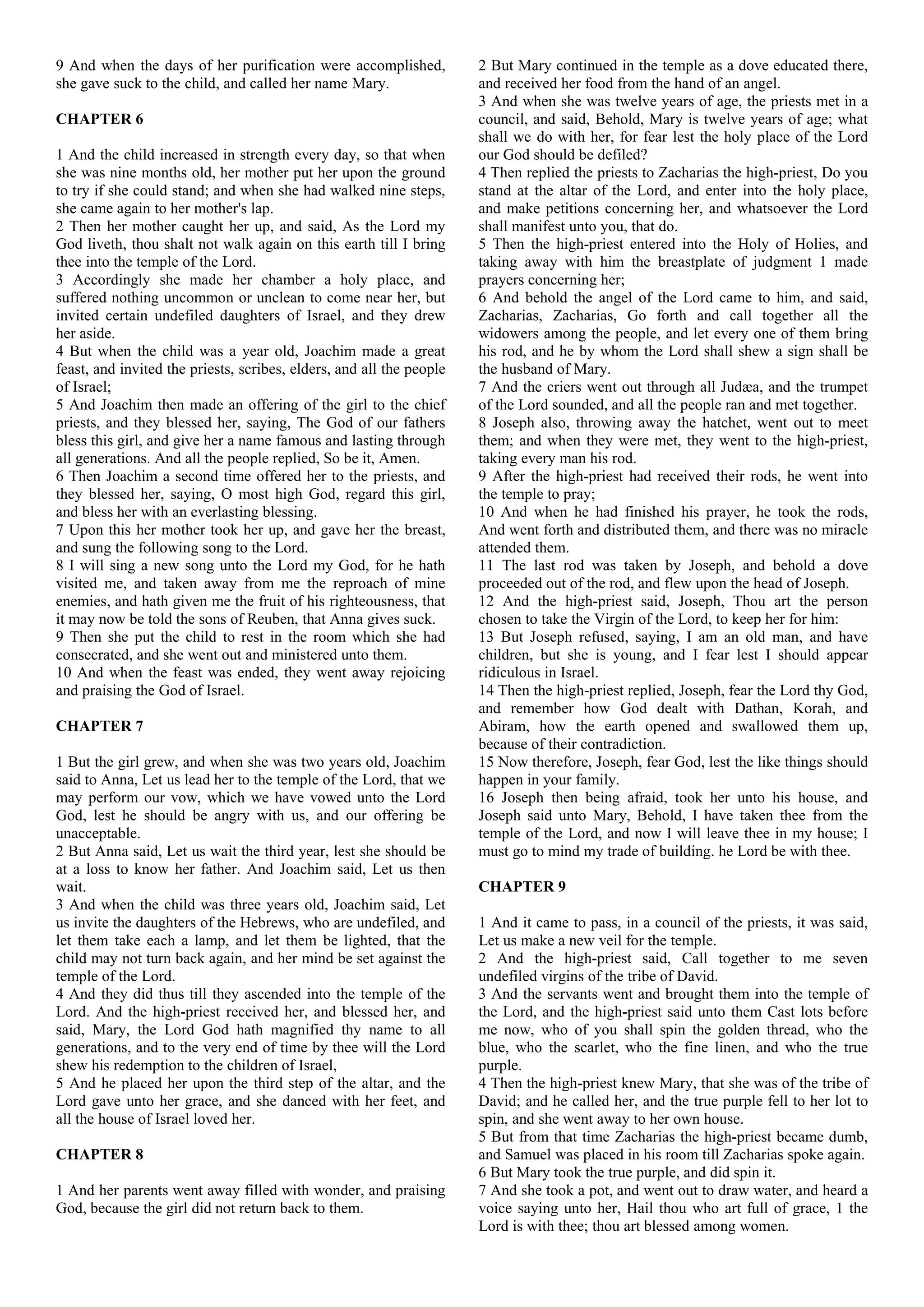 English The Protevangelion.pdf Christianity Religion & Spirituality