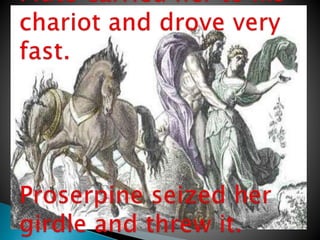 English  the story of proserpine