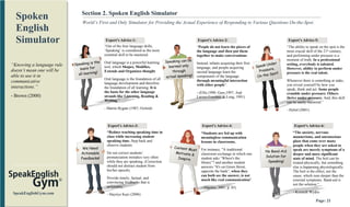 “Out of the four language skills,
‘Speaking’ is considered as the most
essential skill to be mastered.
Oral language is a ...