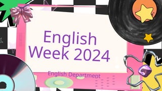 English week presentation/ English months | PPTX