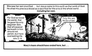 English   why is mary crying