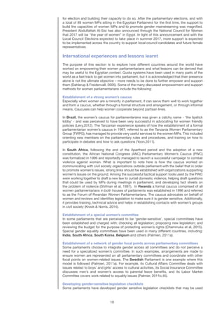 Women’s participation in political life in Egypt and beyond | PDF