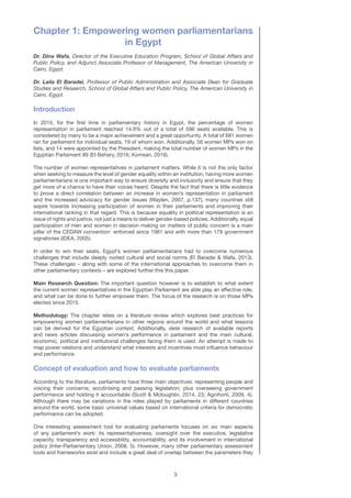 Women’s participation in political life in Egypt and beyond | PDF