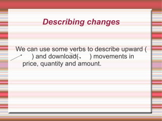 Describing changes ,[object Object]